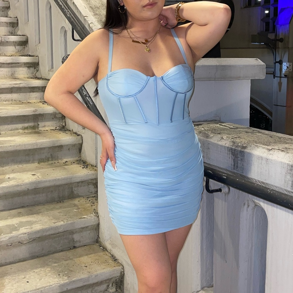 Blue Corset Dress